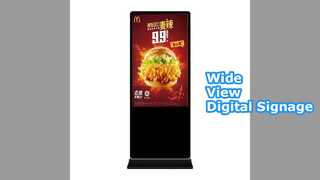 55" ইন্ডোর ডিজিটাল সাইনেজ ডিসপ্লে 240V
