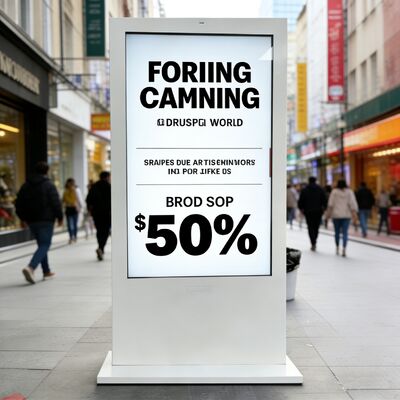 কেনা 75 ইঞ্চি 3000নিট উজ্জ্বলতা আইপি 65 ওয়াটারপ্রুফ আউটডোর ডিজিটাল সিগনেজ 4 কে রেজোলিউশন এবং অ্যান্ড্রয়েড ওএস সহ অনলাইনে উৎপাদন