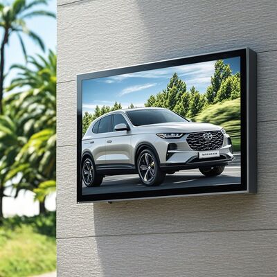 ৫৫ ইঞ্চি ফুল ল্যামিনেশন টেকনোলজি আউটডোর এলসিডি অ্যাডভার্টাইজিং মেশিন, ৪০০০ নিটস ব্রাইটনেস এবং আইপি৬৭ ওয়াটারপ্রুফ ডিজিটাল সাইনেজ